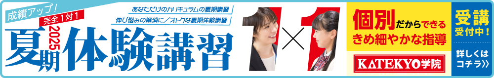 夏期講習受付中